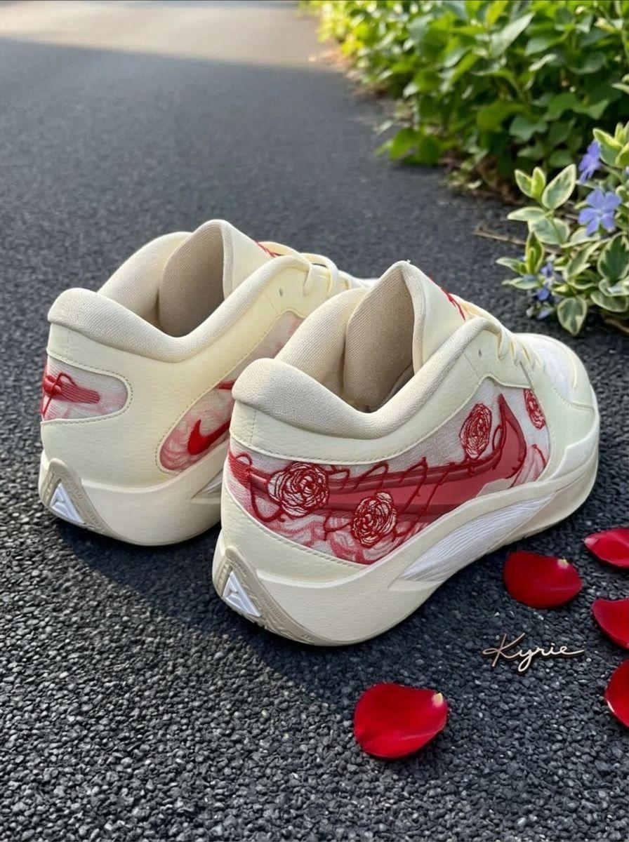 这双红玫瑰球鞋细节真的绝了🌹